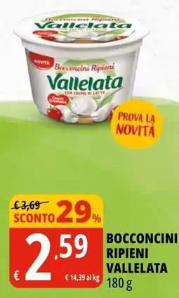 Tigros Bocconcini ripieni VALLELATA offerta