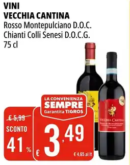Tigros Vini VECCHIA CANTINA offerta