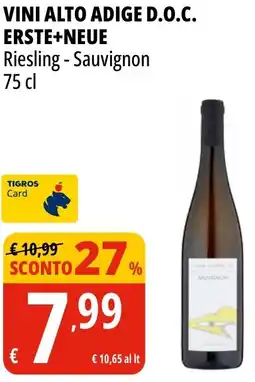 Tigros Vini alto adige d.o.c. ERSTE+NEUE offerta