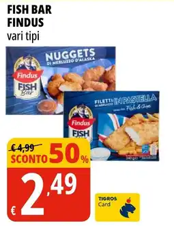 Tigros Fish bar FINDUS offerta