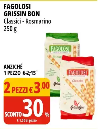 Tigros Fagolosi GRISSIN BON offerta