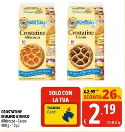 Tigros Crostatine MULINO BIANCO offerta