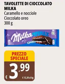 Tigros Tavolette di cioccolato MILKA offerta