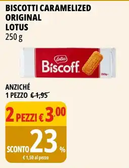 Tigros Biscotti caramelized original LOTUS offerta