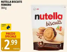 Tigros Nutella biscuits FERRERO offerta