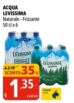 Tigros Acqua LEVISSIMA offerta
