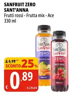 Tigros Sanfruit zero SANT'ANNA offerta