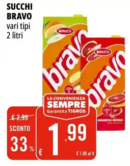 Tigros Succhi BRAVO offerta