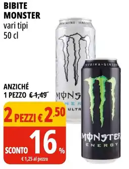 Tigros Bibite MONSTER offerta
