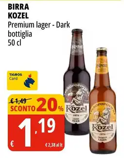 Tigros Birra KOZEL offerta