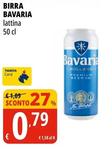 Tigros Birra BAVARIA offerta