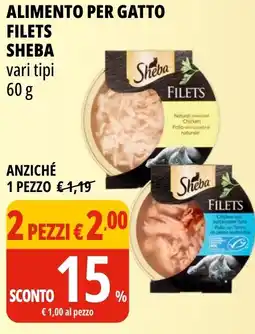 Tigros Alimento per gatto filets SHEBA offerta