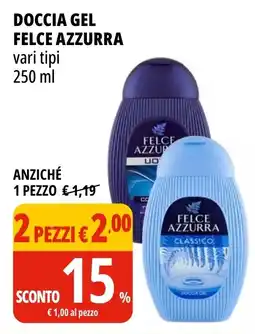 Tigros Doccia gel FELCE AZZURRA offerta