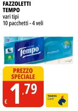 Tigros Fazzoletti TEMPO offerta