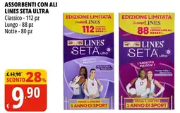 Tigros Assorbenti con ali lines seta ultra offerta