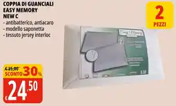 Tigros Coppia di guanciali easy memory new C offerta