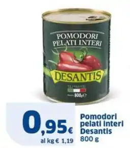 Sigma Pomodori pelati interi Desantis offerta