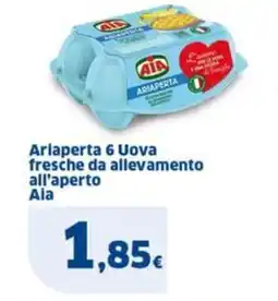 Sigma Ariaperta 6 Uova fresche da allevamento all'aperto Aia offerta