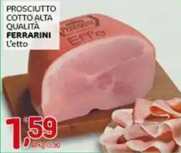 Crai Prosciutto cotto alta qualità FERRARINI offerta