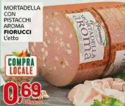 Crai Mortadella con pistacchi aroma FIORUCCI offerta