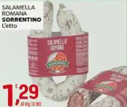 Crai Salamella romana SORRENTINO offerta