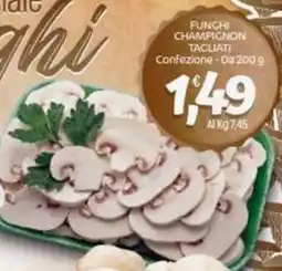 Crai Funghi champignon tagliati offerta