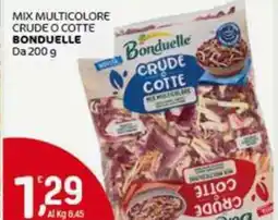 Crai Mix multicolore crude o cotte BONDUELLE offerta