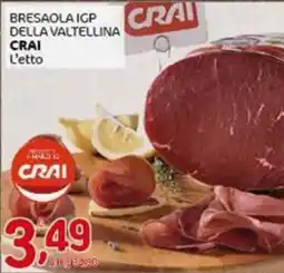 Crai Bresaola igp della valtellina CRAI offerta