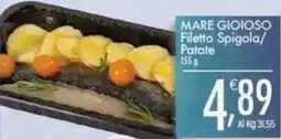 Crai MARE GIOIOSO Filetto Spigola/ Patate offerta