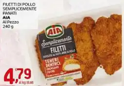 Crai Filetti di pollo semplicemente panati AIA offerta