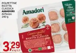 Crai Polpettine ricetta classica AMADORI offerta