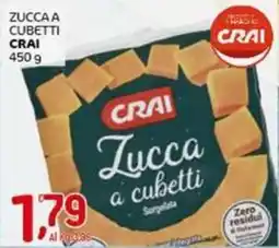 Crai Zucca a cubetti CRAI offerta