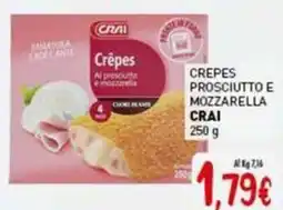 Crai Crepes prosciutto e mozzarella CRAI offerta