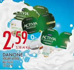 Crai DANONE YOGURT ACTIVIA Vari Gusti offerta