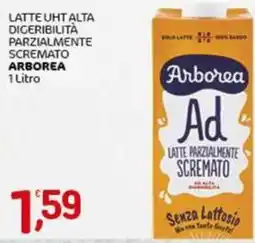 Crai Latte uht alta digeribilità parzialmente scremato ARBOREA offerta