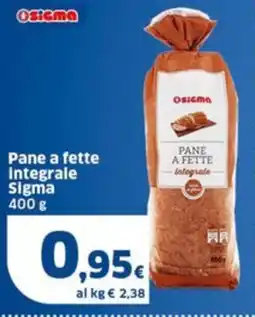 Sigma Pane a fette integrale Sigma offerta