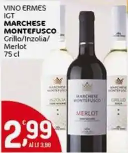 Crai Vino ermes igt MARCHESE MONTEFUSCO offerta