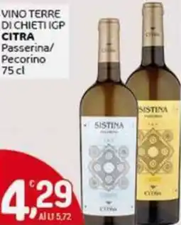 Crai Vino terre di chieti igp CITRA offerta