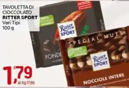 Crai Tavoletta di cioccolato RITTER SPORT offerta