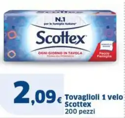 Sigma Tovaglioli 1 velo Scottex offerta