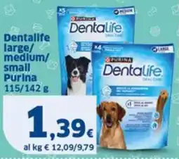 Sigma Dentalife large/ medium/ small Purina offerta