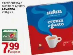 Crai Caffè crema e gusto classico LAVAZZA offerta