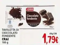 Crai Tavoletta di cioccolato fondente CRAI offerta