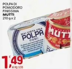 Crai Polpa di pomodoro finissima MUTTI offerta