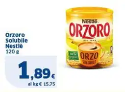 Sigma Orzoro Solubile Nestlè offerta