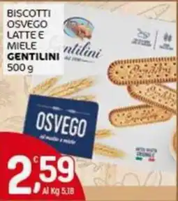 Crai Biscotti osvego latte e miele GENTILINI offerta