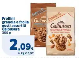 Sigma Frollini granola e frolla Galbusera offerta