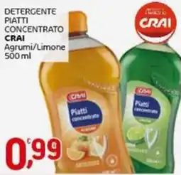 Crai Detergente piatti concentrato CRAI offerta