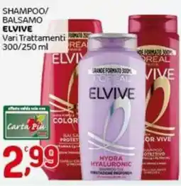 Crai Shampoo/ balsamo ELVIVE offerta