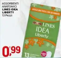 Crai Assorbenti anatomici LINES IDEA LIBERTY offerta